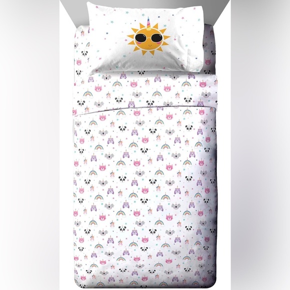 Jay Franco Trend Collector Be Sweet 7 Piece Full Bed Set Comforter & Sheet Set - Picture 3 of 9